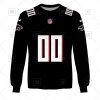NFL Atlanta Falcons Custom Name Number Black Alternate Jersey Sweatshirt