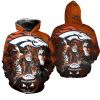 NFL Denver Broncos Logo Jason Voorhees Pullover Hoodie