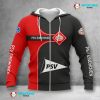PSV Eindhoven Red Black Zip Up Hoodie