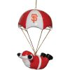 MLB San Francisco Giants Skydiving Santa Custom Shaped Ornament