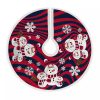 MLB St. Louis Cardinals Snowman Sherpa Christmas Tree Skirt
