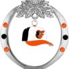 MLB Baltimore Orioles Baseball Cap Custom Shaped Ornament