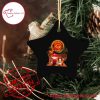 MLB Cincinnati Reds Snoopy And Charlie Browns Star Ornament