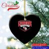 MLB Cleveland Guardians Logo Heart Shaped Ornament