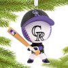 MLB Colorado Rockies Bouncing Buddy Custom Shaped Ornament