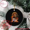 MLB Colorado Rockies Snoopy And Charlie Browns Round Ornament