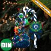 MLB Kansas City Royals Custom Name Grinch Candy Cane Custom Shaped Ornament