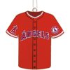 MLB Los Angeles Angels Jersey Custom Shaped Ornament
