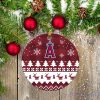 MLB Los Angeles Angels Logo Christmas Round Ornament