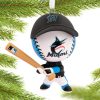 MLB Miami Marlins Bouncing Buddy Custom Shaped Ornament