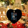 MLB Miami Marlins Sandy Alcantara Heart Shaped Ornament