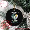 MLB Oakland Athletics This Girl Loves Round Ornament