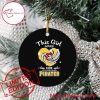 MLB Pittsburgh Pirates This Girl Loves Round Ornament