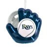 MLB Tampa Bay Rays Gloves Custom Shaped Ornament