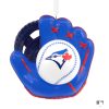 MLB Toronto Blue Jays Gloves Custom Shaped Ornament