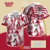 MLB Arizona Diamondbacks Custom Name Floral American Flag Hawaiian Shirt