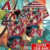 MLB Arizona Diamondbacks Custom Name Retro Style Hawaiian Shirt