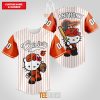 MLB Baltimore Orioles Custom Name Number Hello Kitty Baseball Jersey