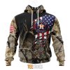 MLB Houston Astros Custom Name Number Camo Realtree Hunting Pullover Hoodie
