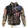 MLB Milwaukee Brewers Custom Name Number Camo Realtree Hunting Pullover Hoodie