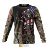 MLB Milwaukee Brewers Custom Name Number Camo Realtree Hunting Sweatshirt
