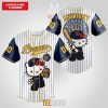 MLB Milwaukee Brewers Custom Name Number Hello Kitty Baseball Jersey