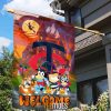 MLB Minnesota Twins Bluey Family Halloween House Flag