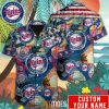 MLB Minnesota Twins Custom Name Retro Style Hawaiian Shirt
