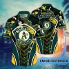 MLB Oakland Athletics Custom Name Flower Summer Tropical Hawaiian Shirt