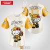 MLB Pittsburgh Pirates Custom Name Number Hello Kitty Baseball Jersey
