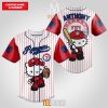 MLB Texas Rangers Custom Name Number Hello Kitty Baseball Jersey