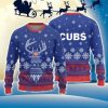 MLB Chicago Cubs Big Reindeer Ugly Christmas Sweater