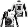 MLB Chicago White Sox Custom Name Number Fire Ball Baseball Jacket