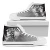 MLB Chicago White Sox White Smoke Vintage High Top Shoes