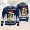MLB Detroit Tigers Santa Hat Ugly Christmas Sweater