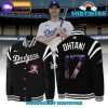 MLB Los Angeles Dodgers Shohei Ohtani Black Baseball Jacket