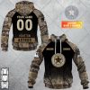 MLB Houston Astros Custom Name Number Hunting Camouflage Pullover Hoodie