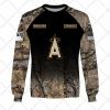 MLB Los Angeles Angels Custom Name Number Hunting Camouflage Sweatshirt
