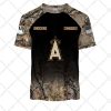 MLB Los Angeles Angels Custom Name Number Hunting Camouflage T-Shirt