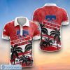 MLB Philadelphia Phillies Palm Trees Pattern Polo Shirt