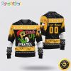 MLB Pittsburgh Pirates Custom Name Number Grinch Drink Up Ugly Christmas Sweater