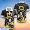 MLB Pittsburgh Pirates Palm Trees Pattern Polo Shirt