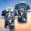 MLB Seattle Mariners Palm Trees Pattern Polo Shirt