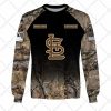 MLB St. Louis Cardinals Custom Name Number Hunting Camouflage Sweatshirt