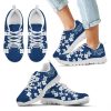 MLB Tampa Bay Rays Flowers Pattern Running Shoes