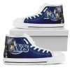 MLB Tampa Bay Rays Thor Head Beside High Top Shoes