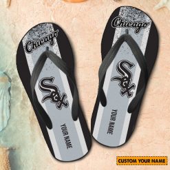 MLB Chicago White Sox Custom Name New Edition Flip Flops