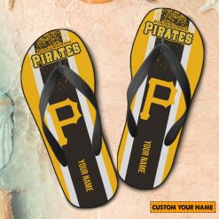 MLB Pittsburgh Pirates Custom Name New Edition Flip Flops