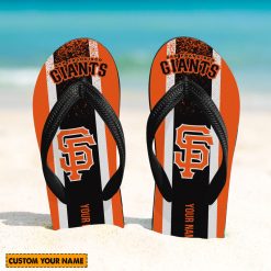 MLB San Francisco Giants Custom Name New Edition Flip Flops