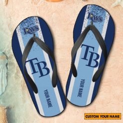 MLB Tampa Bay Rays Custom Name New Edition Flip Flops